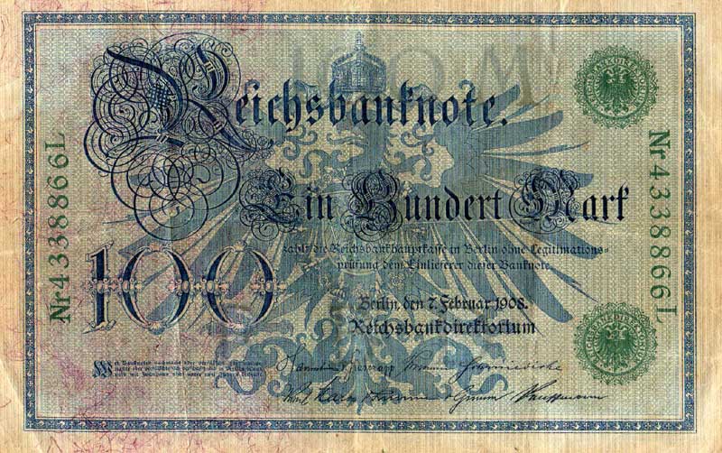 100 Reichsmark von 1908